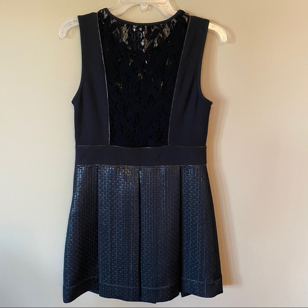 RACHEL Rachel Roy Black Cocktail Mini Dress Sz 8